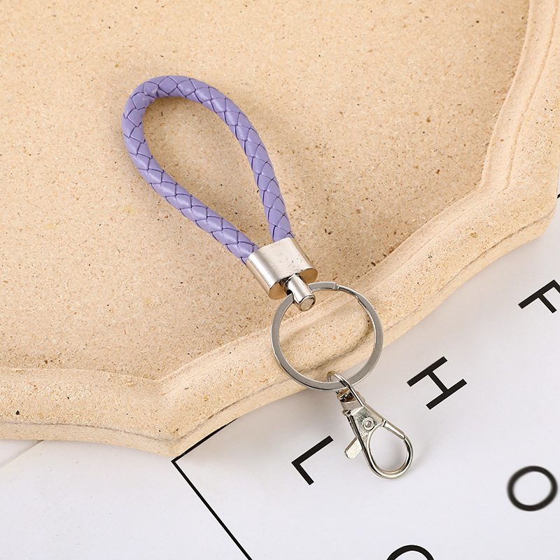 Picture of Carefully Selected Cross-Border Leather Rope Keychain Pendant Car Keychain Pendant Metal Accessories Jewelry Small Gifts Wholesale