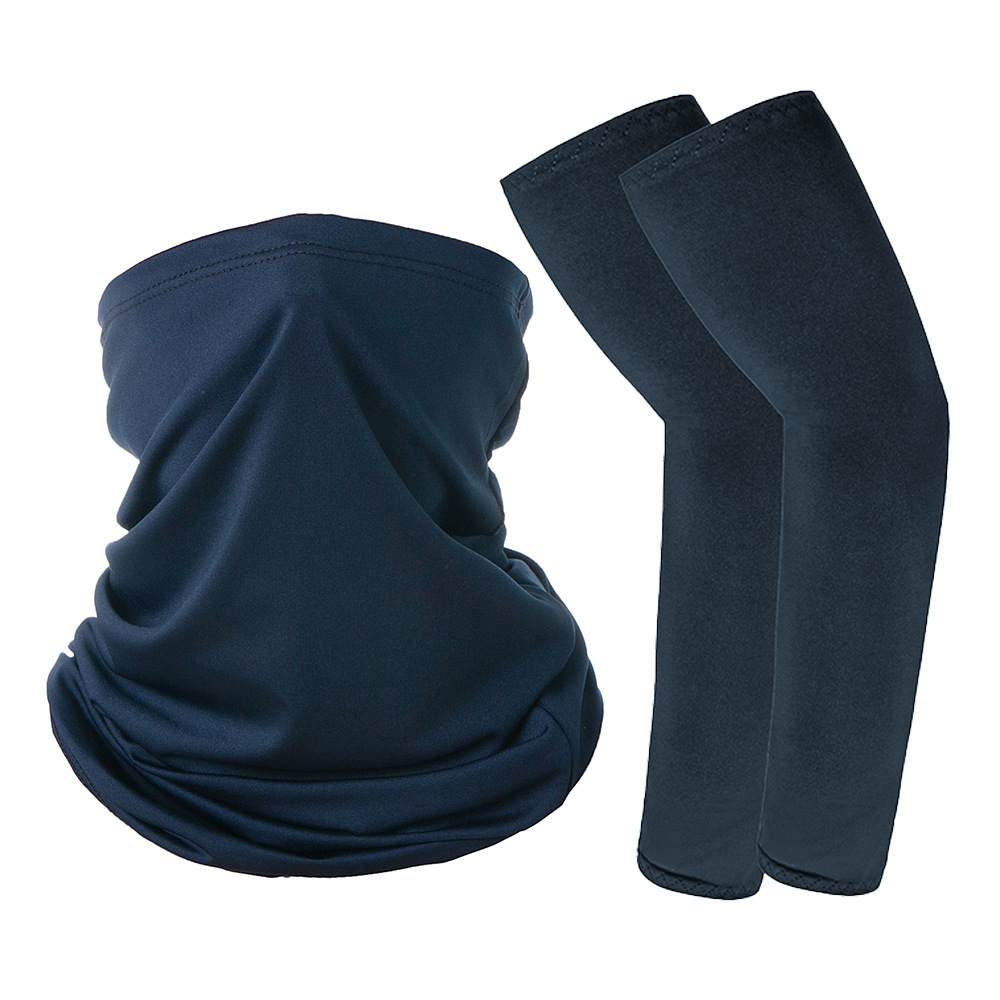 Picture of Ice Silk Sun Protection Sleeves Magic Headscarf Set Summer Sun Protection Cycling Sports Outdoor Equipment Combination Spot Wholesale