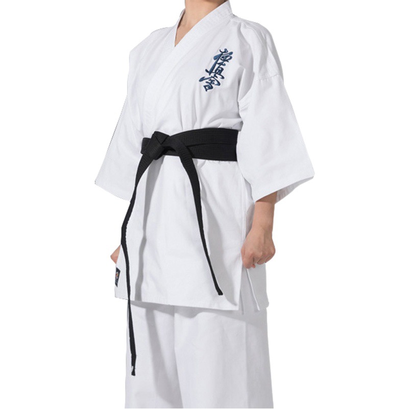 Jizhen Hui Taoist Uniform Extremely Vacuum Hando Clothing Factory Children Adult Three-Quarter Sleeve Men's and Women's Silent Judo