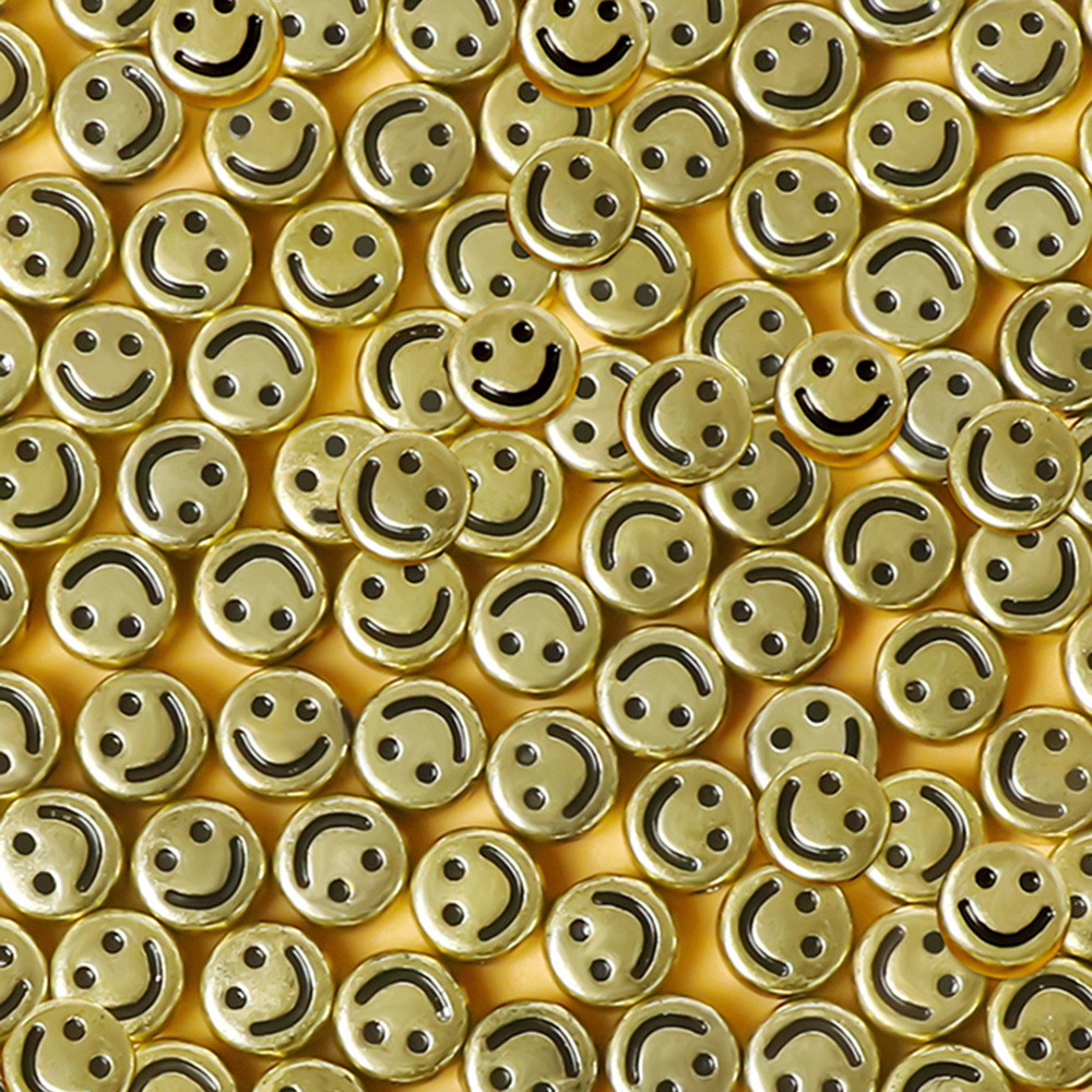Picture of Accessories Acrylic 4*7 Smiley Beaded Beaded Handmade diy Material Bracelet Necklace Bracelet