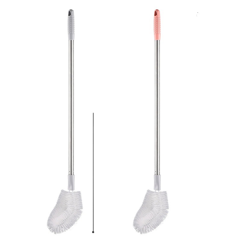 Household Stainless Steel Rod Washing Barrel Brush Water Dispenser Mineral Water Bucket Brush Plastic Spherical Pure Bucket Cleaning Brush