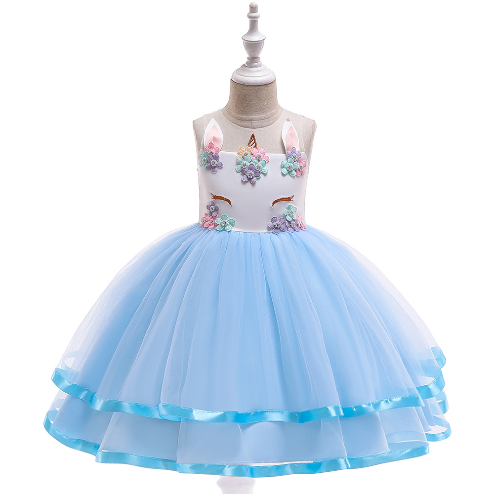 Children's Princess Dress Girls cosplay Performance Children's Dress dress Unicorn Children's Dress Unicorn Dress