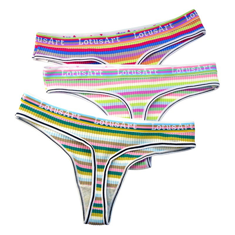 Threaded Underwear Summer Women's Thong Sports Breathable Bikini Sexy Thong T-Pants Underwear