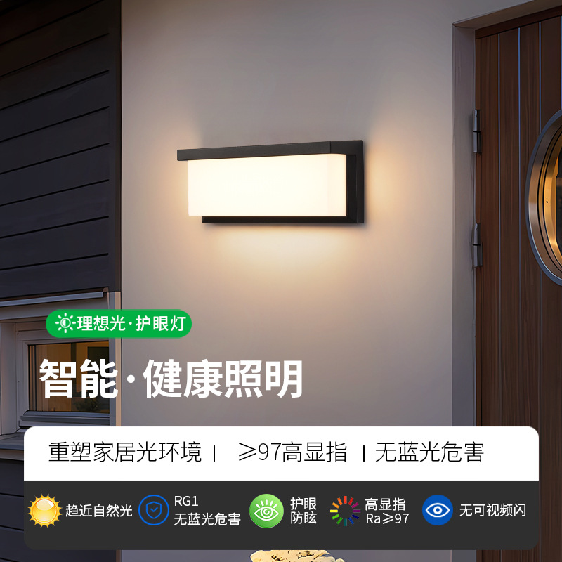 Picture of Wall lamp outdoor villa courtyard terrace door outdoor lighting Chinese waterproof balcony lamp pillar wall lamp 125