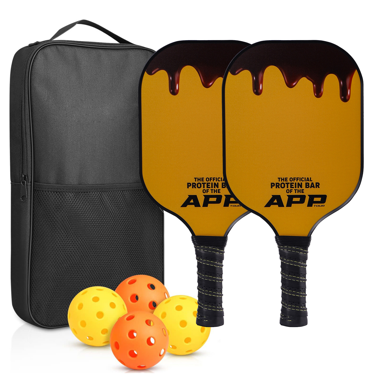 Picture of Peak ball racket glass fiber edge strip UV pattern design outdoor leisure entertainment cross-border pickle pickle racket