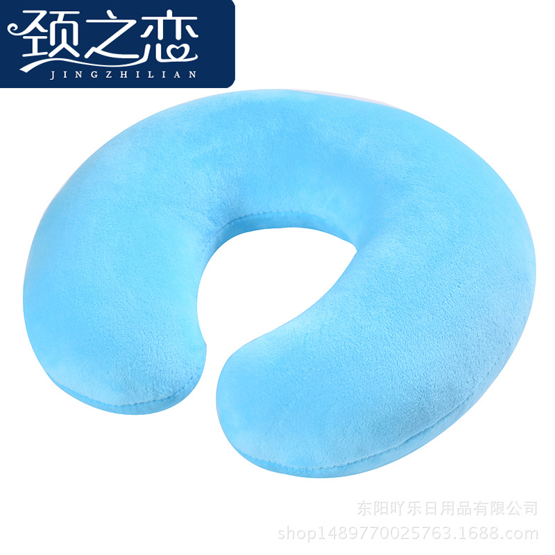 Picture of (Manufacturer in stock) simple pp cotton U-shaped pillow exhibition gift pillow travel supplies U-shaped pillow stall supply