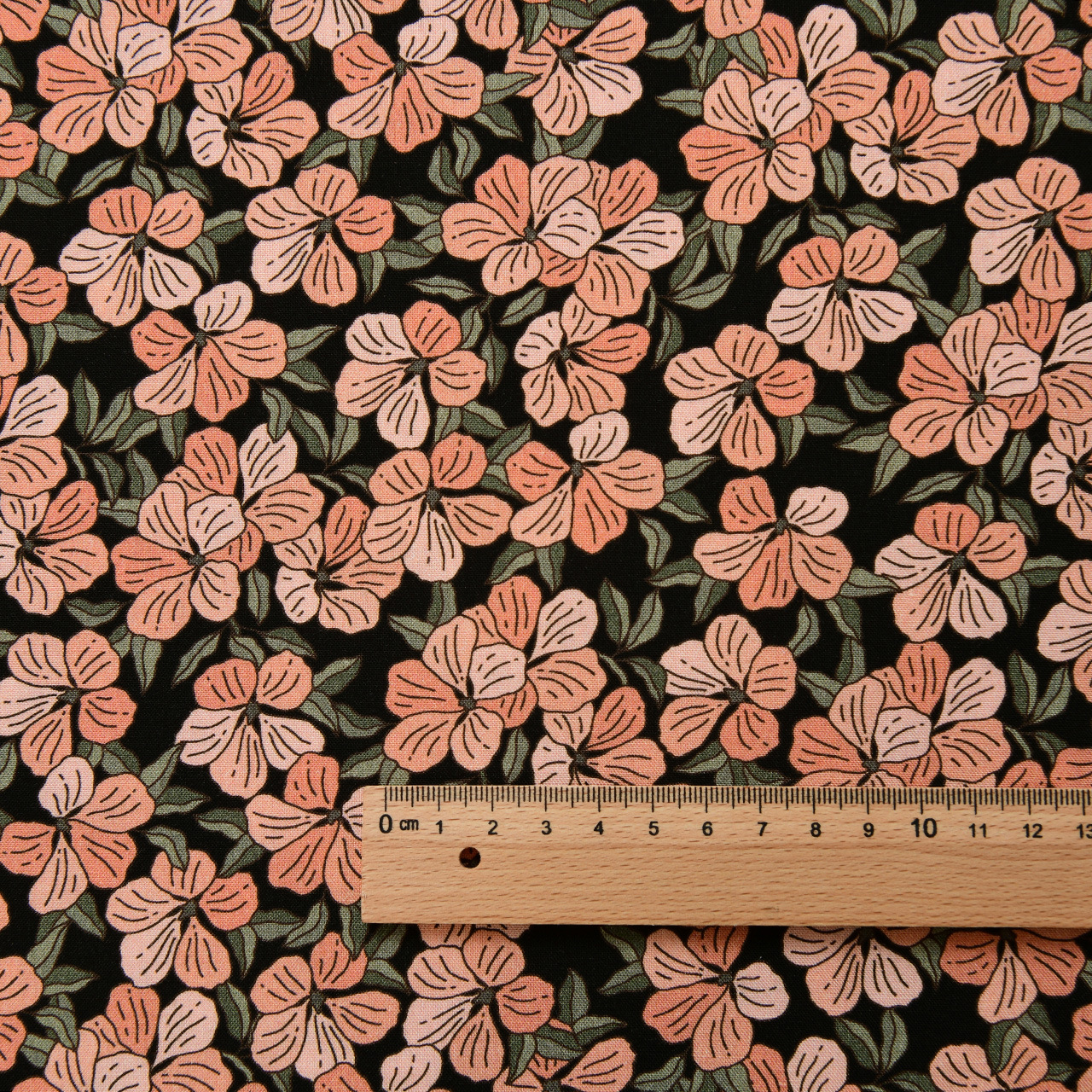 Picture of 20 Pieces of Artificial Cotton Fabric Floral Plant Handmade Clothing Dress Summer Cool Quilt Cotton Silk Cotton Silk Fabric