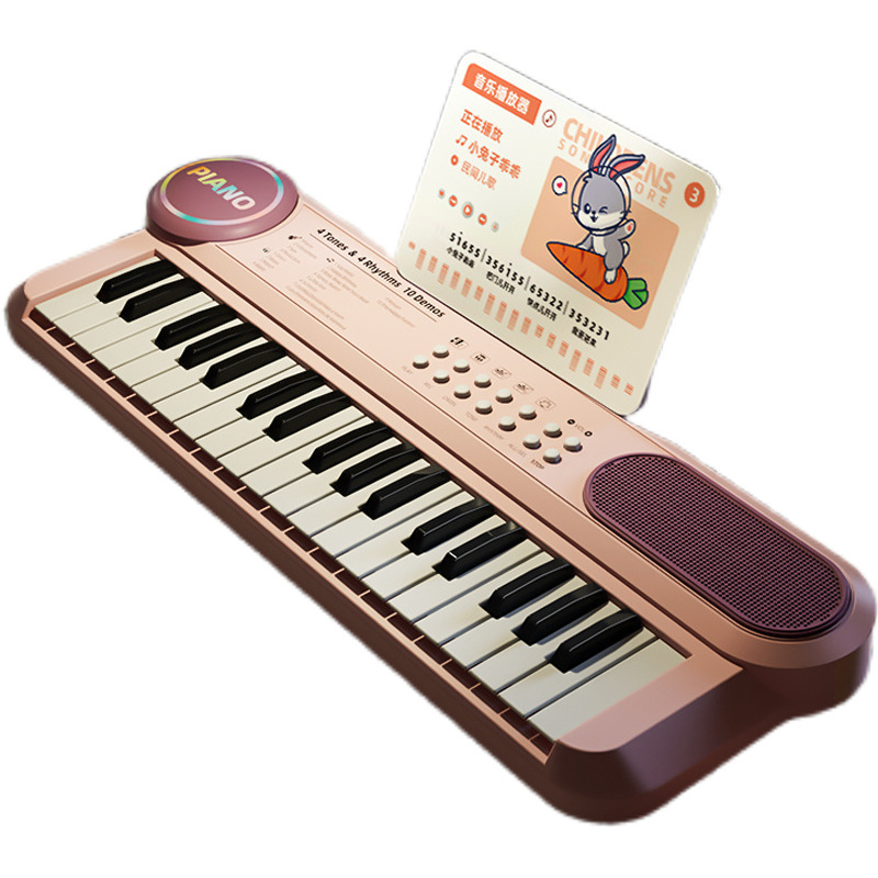 Picture of Portable Small Piano Multi-function Electronic Piano Children's Baby Piano Toy Beginners Practice Early Education Musical Instruments