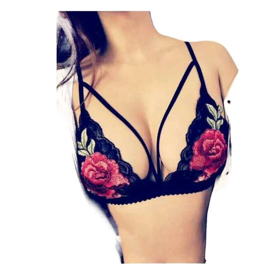 Classical Sexy Lingerie Plus Size Thin Lace Floral Bra One-Piece Wholesale 002 Sexy Lace