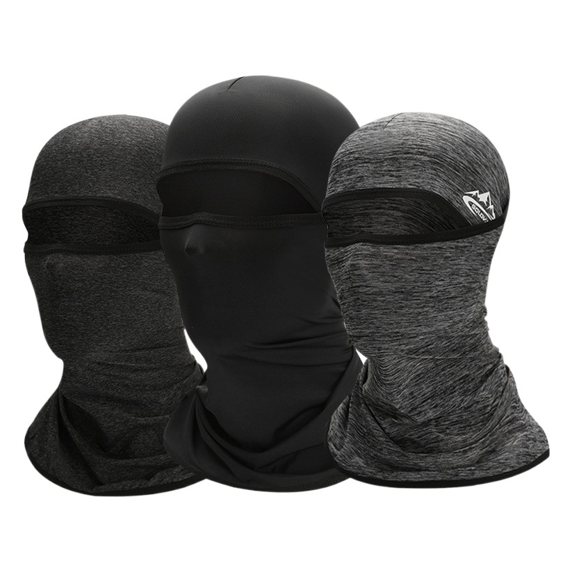 Summer Ice Silk Sun Protection Hood Mask Cycling Turban Cool Seamless Mask Sports Anti-Shedding Magic Turban for Men