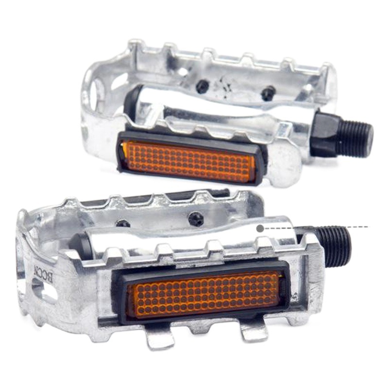 Bicycle pedal mountain bike aluminum pedal bicycle pedal aluminum alloy pedal [toothed pedal]]