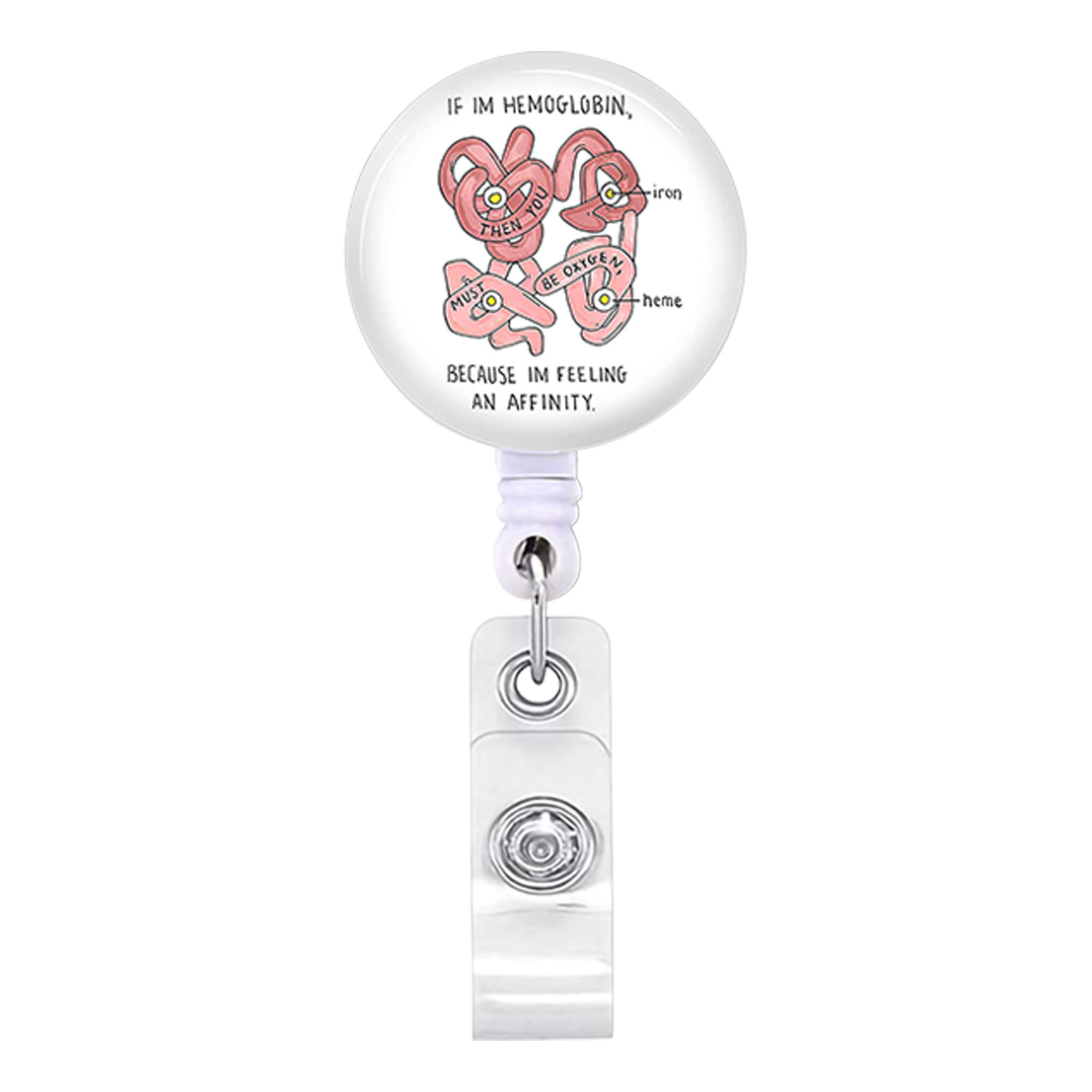 Picture of Heart, Spleen and Lung Brain, Large Intestine Organ Easy-Pull Buckle, Telescopic Easy-Pull Id Buckle, Doctor Nurse Badge Buckle Badge