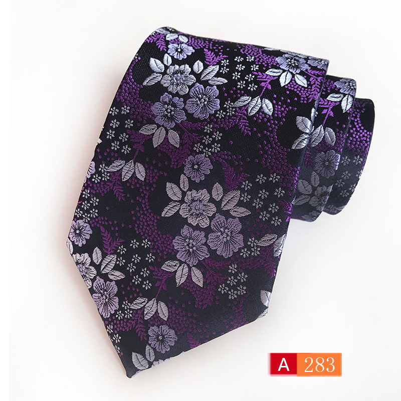 Picture of Tie men's in stock supply color polyester jacquard fabric source manufacturers wholesale