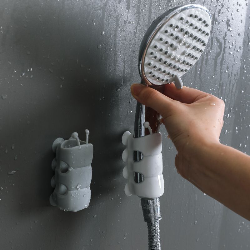 Shower Bracket Shower Accessories Water Heater Nozzle Bathroom Punch-Free Suction Cup Fixed Base Frame Adjustable