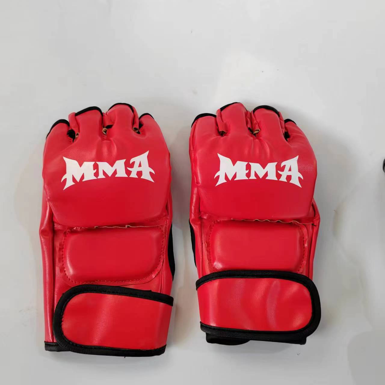 Picture of Adult Half-Finger Boxing Gloves, Sanda Muay Thai Gloves, Fighting Gloves for Men and Women, Adult Punching Bag Gloves, Trendy