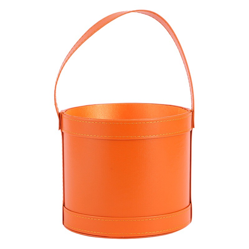 Wedding gift bucket round candy box high-end bridesmaid gift portable flower box hug bucket candy box