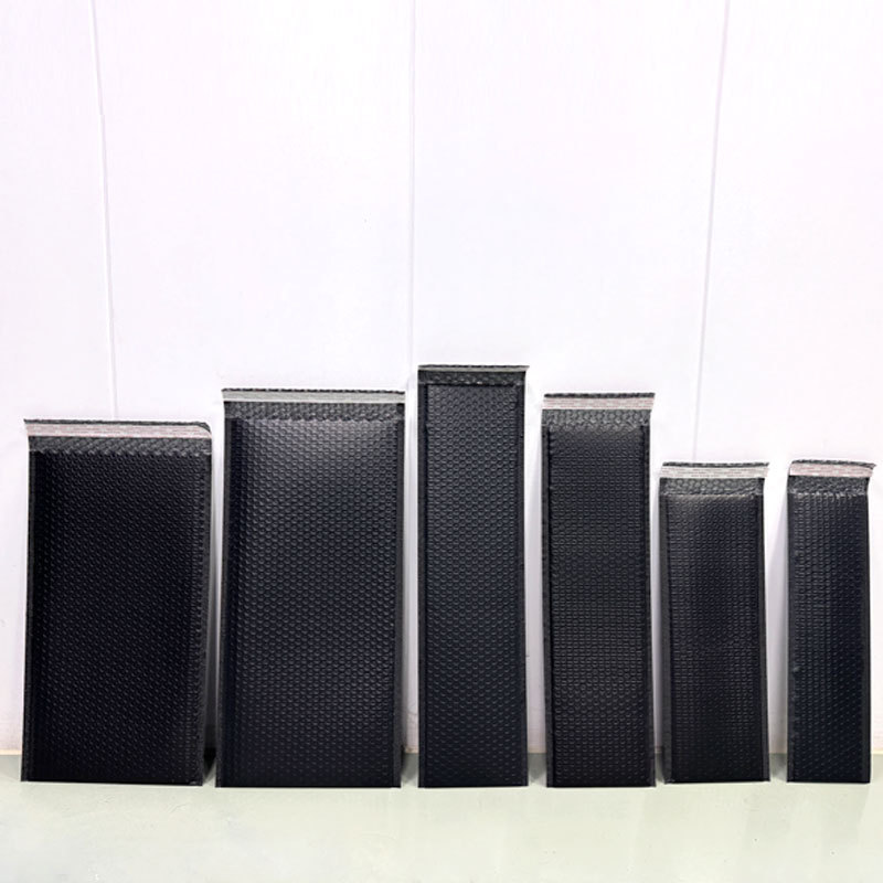 Picture of in stock Long Strip Bubble Express Bag Large Logistics Bag Wrapping Bag Slender Thickened Black Bubble Bubble Bag