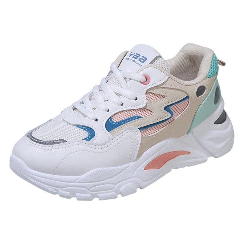Clunky sneakers for women 2023 new campus style versatile student sports shoes ins popular white shoes fashion shoes