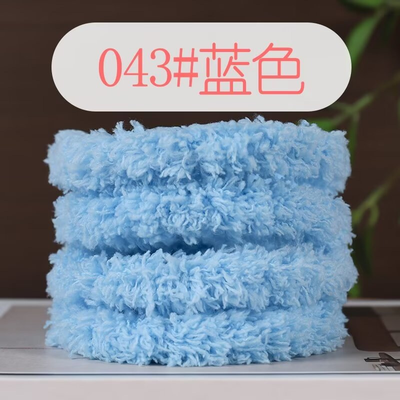 Picture of 15mm coral fleece twist bar super thick super dense handmade diy material bag puppy cat rabbit wool top