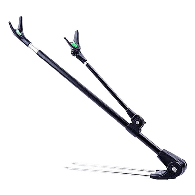 Stainless Steel Fishing Rod Bracket Black King Kong Three-in-One Fortress Rod Rod Hand Rod Rod Rod Rod Ground Insertion Platform Fishing Gear Supplies