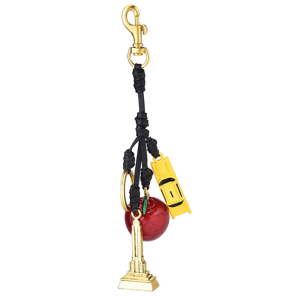New Direct Sales New Apple Keychain Bag Pendant Women's Bag Jewelry Exquisite Car Keychain Cross-Border Wholesale