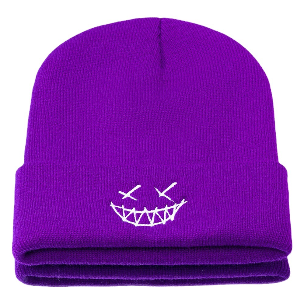 Korean Style Fashion All-match Gogsome Knitted Hat Line Warm Casual Face Shows Small Wool Hat Fashion Personality