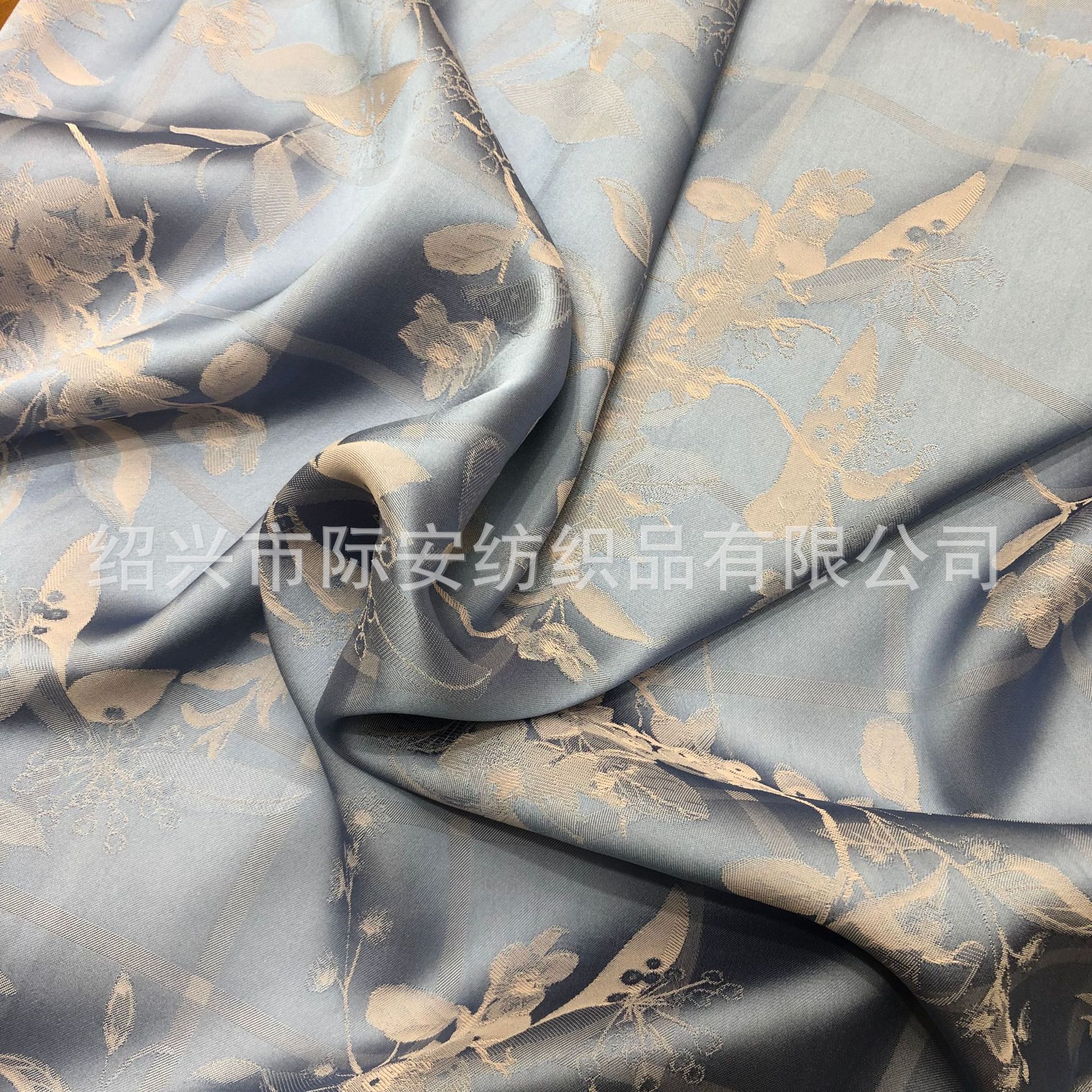 Hyacinth Human Silk Jacquard Micro-elastic Large Jacquard Plant Jacquard Hanfu Fabric Fashion Fabric Cheongsam Fabric