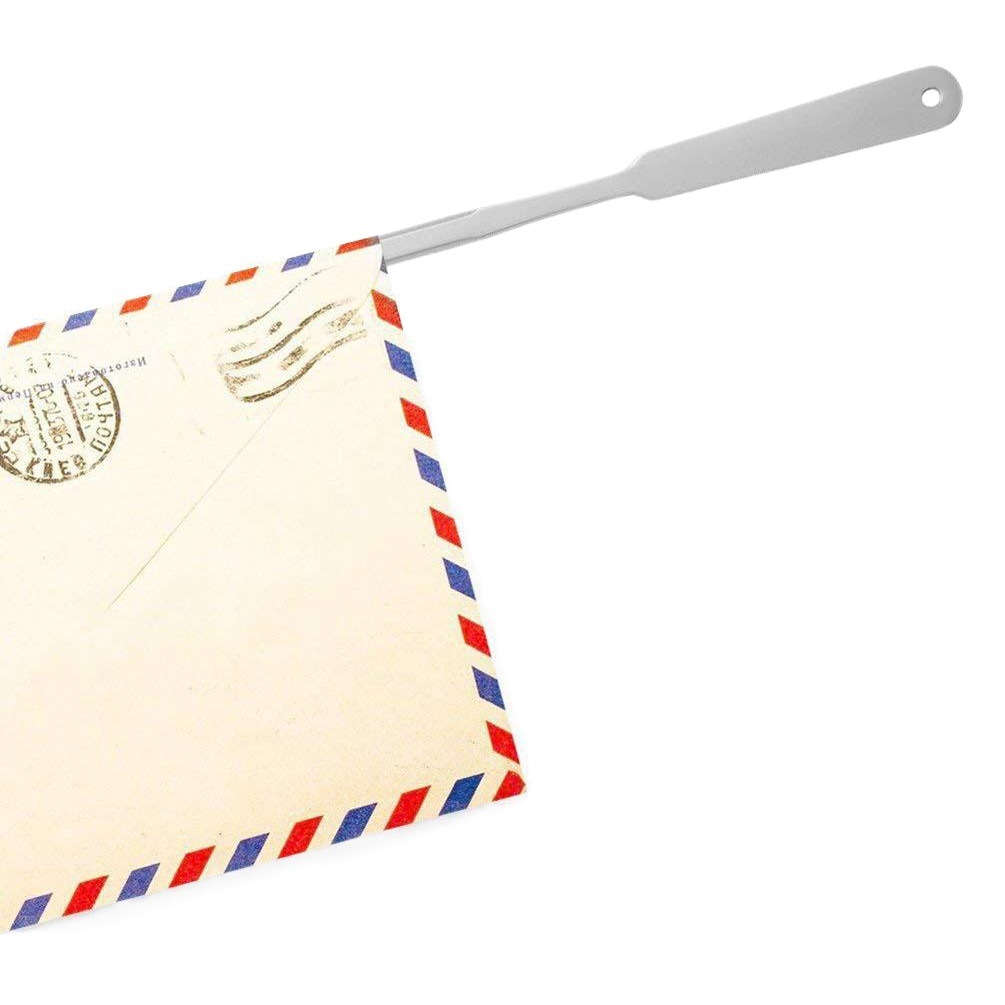 Manufacturer Spot Wholesale 23.2cm Metallic Silver Stainless Steel Portable Letter Opener Letter Opener 4001 Paper Opener