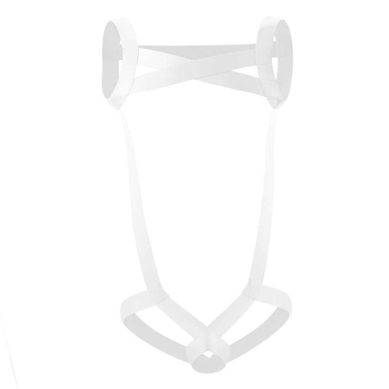 CLEVER-MENMODE men's personality trendy fitness shoulder strap sexy binding belt chest muscle elastic in stock chest strap