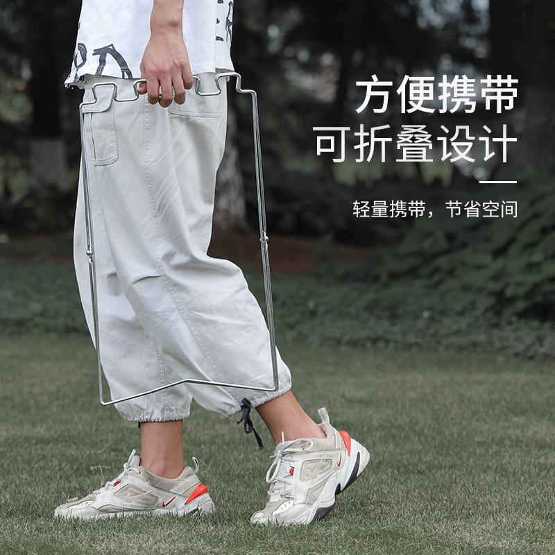 Picture of Outdoor Portable Folding Garbage Rack Garbage Bag Special Rack Household Kitchen Picnic Barbecue Plastic Bag Holder