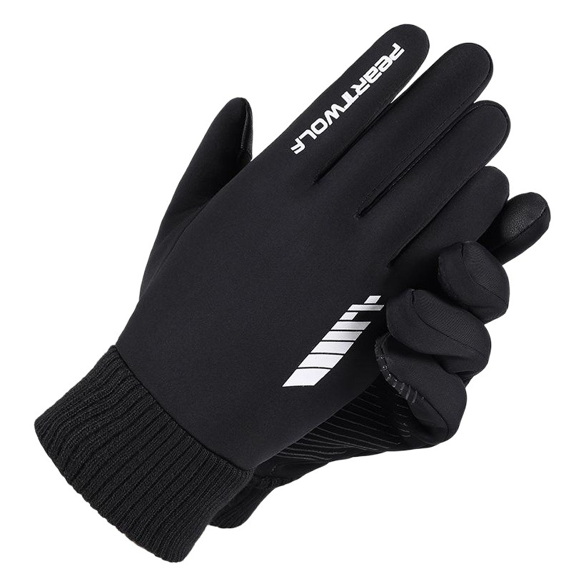 Men and Women's Winter Outdoor Cycling Gloves Windproof Waterproof Touch Screen Adult Full Finger Sports Warm fleece-lined Ski Gloves