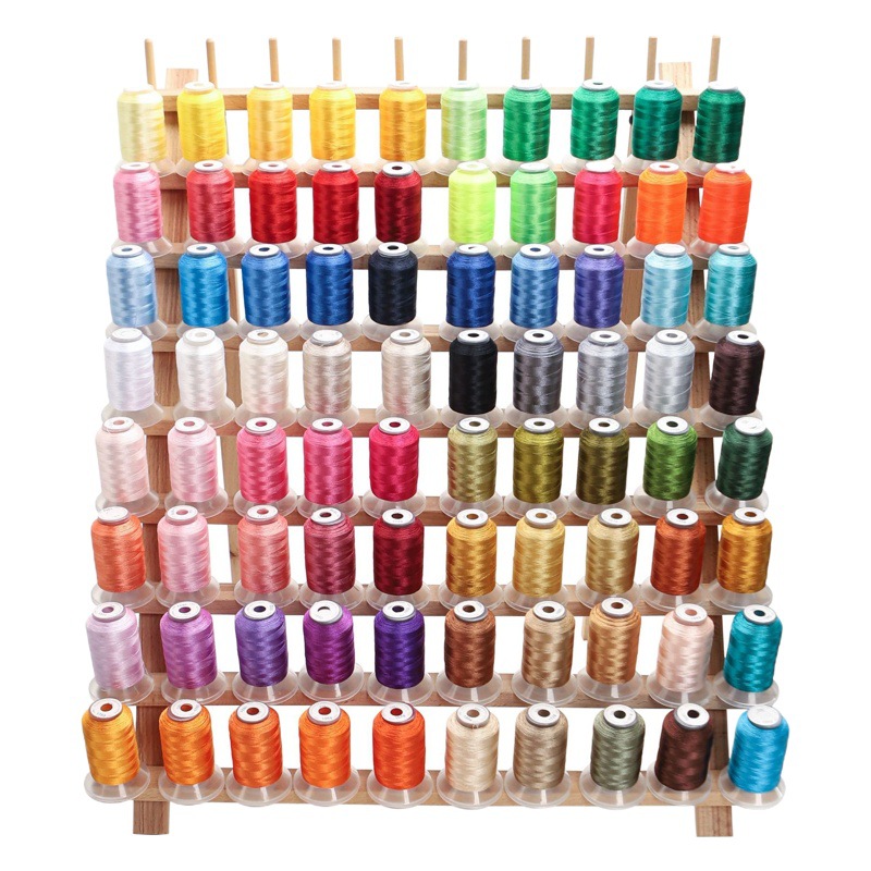 80 colors suit 120D high-strength Polyester Embroidery Thread 500 m Polyester Embroidery Thread