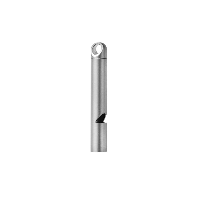 Picture of Pure Titanium Single-Tube Blast Whistle Referee Whistle Outdoor High Decibel Camping Style Picnic Training Edc Gadget