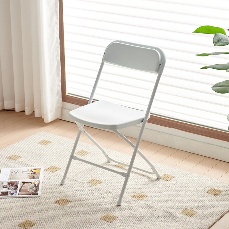 Picture of Folding chair back chair household dining chair portable chair plastic dining chair training chair conference chair staff chair
