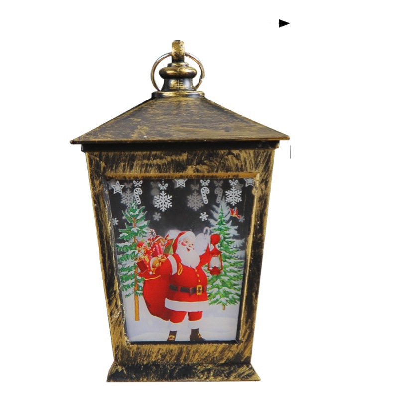 Christmas house wind lamp cute girl Christmas night light portable atmosphere lamp desktop decoration decoration wholesale