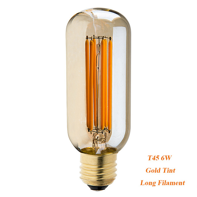 Picture of T45 bulb T tube support dimming bulb e27 screw mouth warm light decorative light source retro led light source 110V cross-border