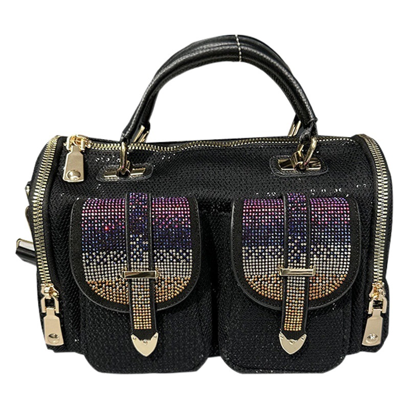 Picture of Guangzhou Women's Bag 2025 New Rhinestone Sequin Bag Women's Large Capacity Single Shoulder Crossbody Bag Casual Handbag Women