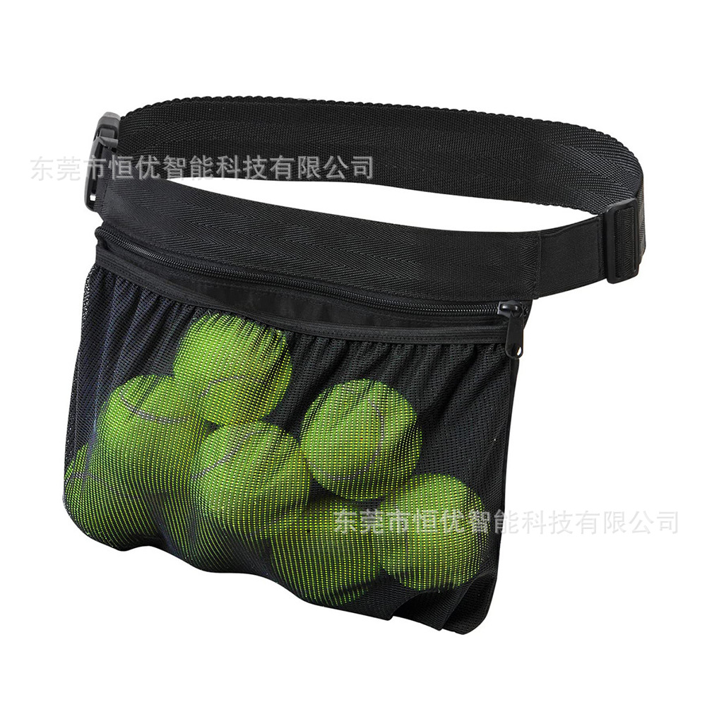 Table tennis golf portable storage bag tennis pickup bag fast learning training ball waist bag wholesale