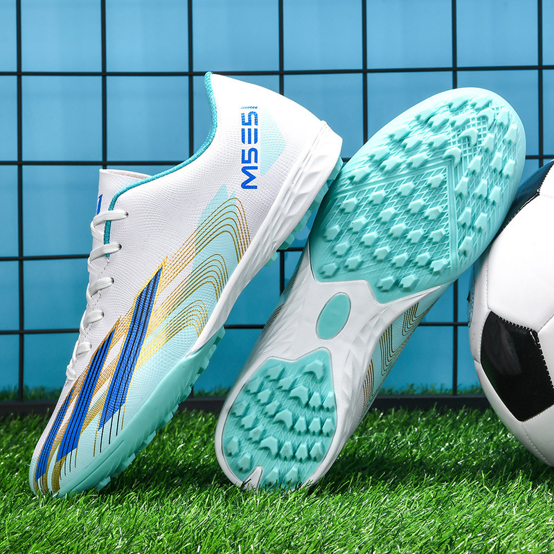 Cross-Border New Kidsren's Football Shoes for Male and Female Students Sports Shoes Mg Spikes 34-45 Tf Spikes Youth Shoes