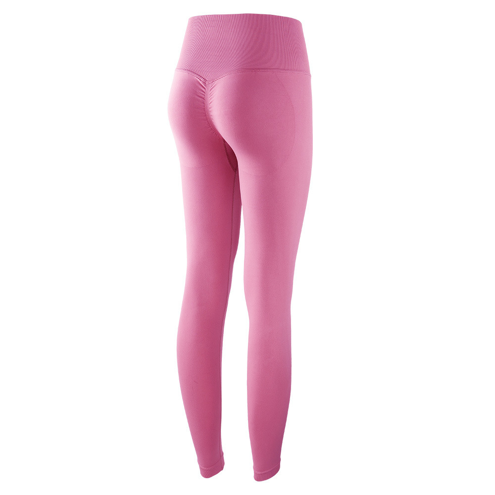 Picture of 2022 Internet Popular Autumn and Winter Seamless Kaka Peach Solid Color Hip-lifting Fitness Pants High Waist Sports Tight Yoga Pants for Women