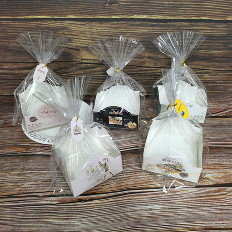 Meal Bag Box Small Bread Baking Packaging Box Products Packaging Bag Cake West Point Large Capacity Toast Box Biscuit Bag