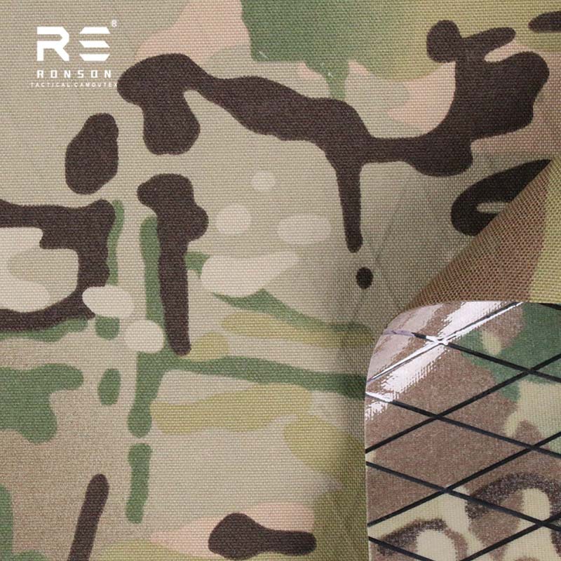 Picture of Multicam Camouflage 500D Nylon X-Pac Composite Diamond Plaid Fabric Waterproof Outdoor Lightweight Fabric