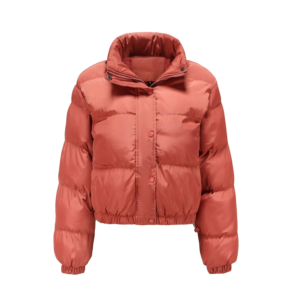 Picture of Cotton-padded clothes Russian cotton-padded jacket Women's Elegant Short Street Photography Autumn and Winter High Collar