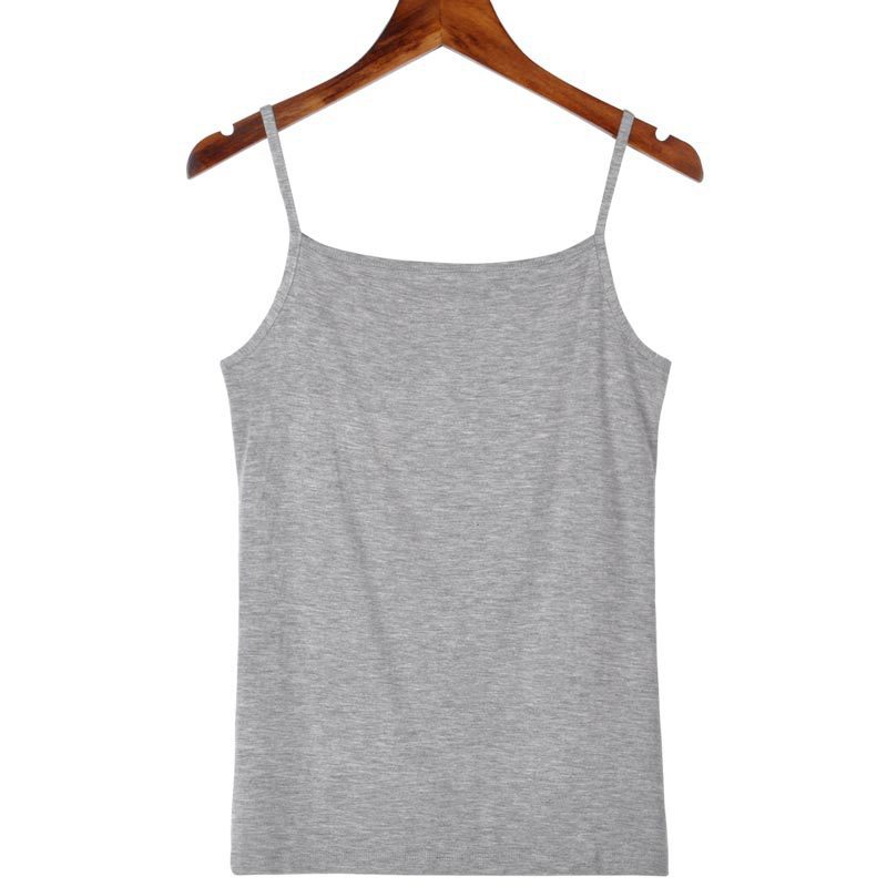 Picture of Factory Direct Sales Spring and Summer Versatile Camisole Women's Simple Solid Color Slim Elastic Bottoming Shirt Wholesale Dropshipping