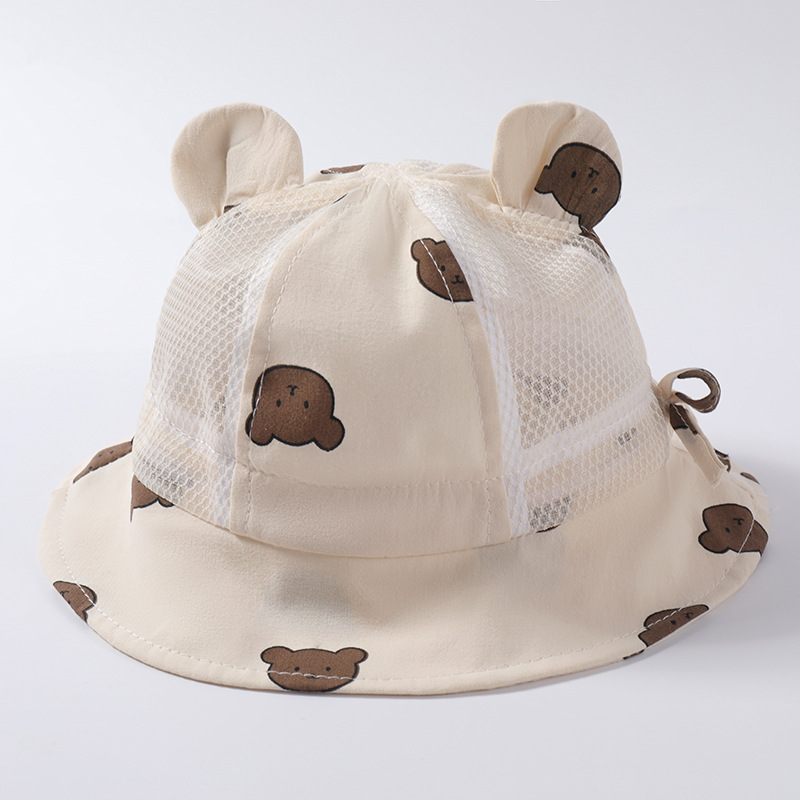 Picture of Children's Baby Hat Baby Autumn Spring Summer Spring Sunscreen Hat Sunshade Hat for Boys and Girls Fisherman Baby Basin Hat