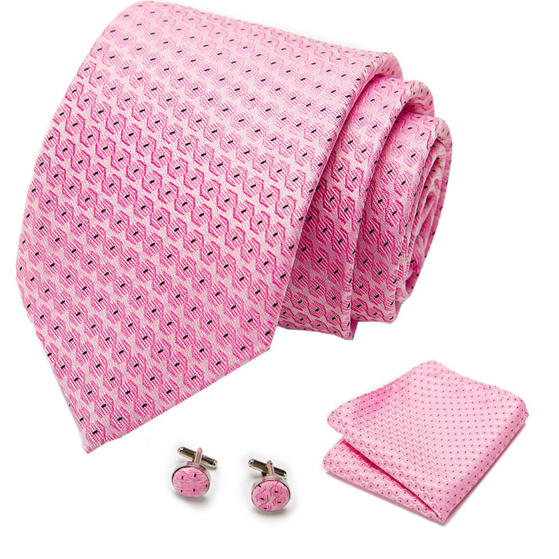Picture of New Tie in Stock Cross-Border Hot Selling Tie Manufacturer Business Men's Formal Tie Set Ready-Made Fashion Accessories