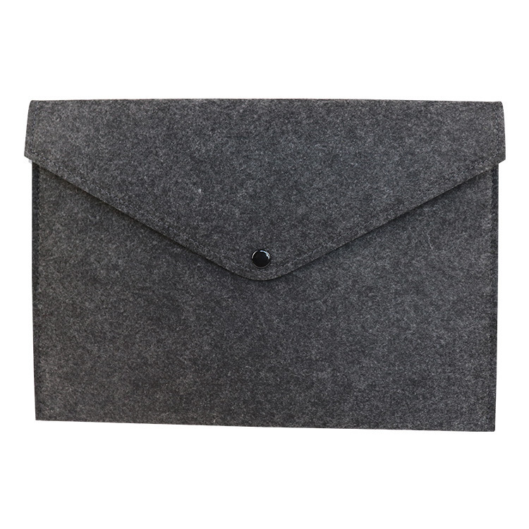 Picture of Cross-border wholesale A4 creative felt file bag portable file bag solid color felt products file bag customization