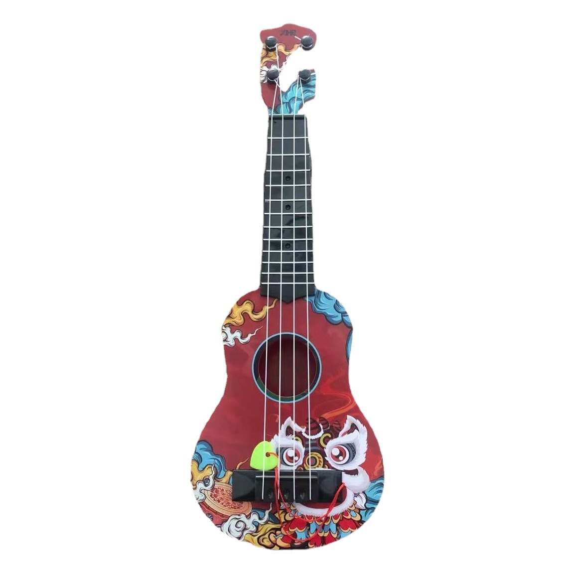 Children's Ukulele National Style Toy Small Guitar Mini Four-string Baby Enlightenment Early Education Music Toy Small Guitar