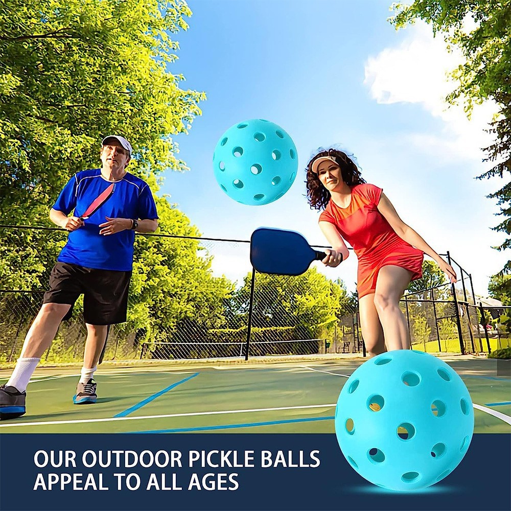 Picture of Peak ball pickleballs40 hole 26 hole 74MM rotational molding integrated high elastic plastic Wei floating hole ball