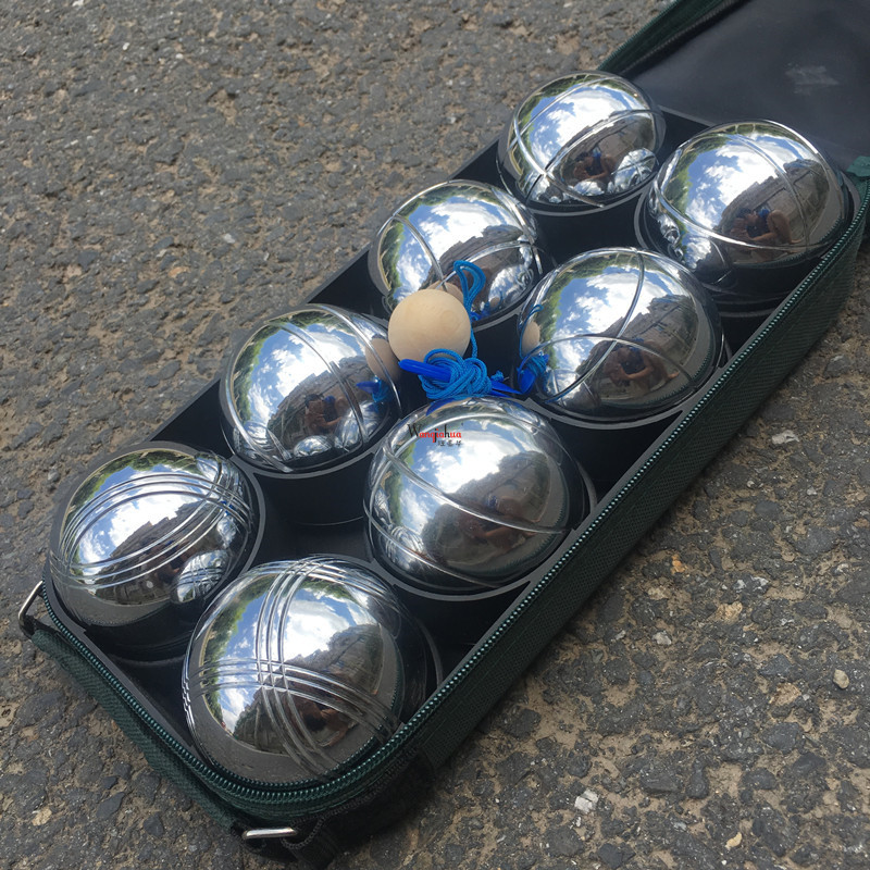 Picture of Grass Earth 8 Ball Pack French National Ball Throw Earth Ball Leisure Sports Entertainment Lawn Ball Pack 8 Iron Balls